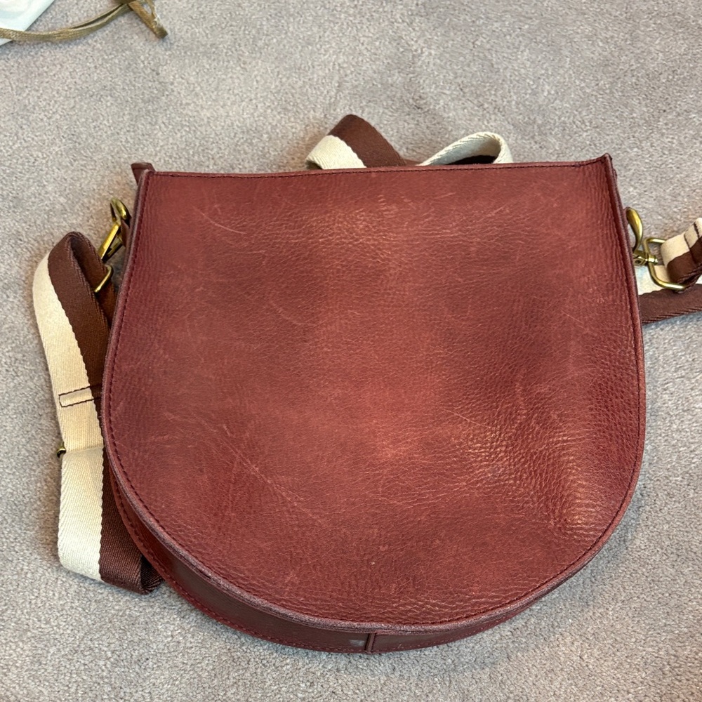 Madewell Cabernet Leather Crossbody Bag